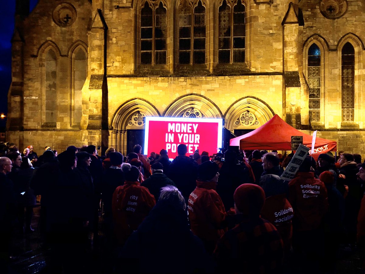 In Glasgow, our rallies start at 7am: #GTVO #GE19 #Corbyn4Christmas