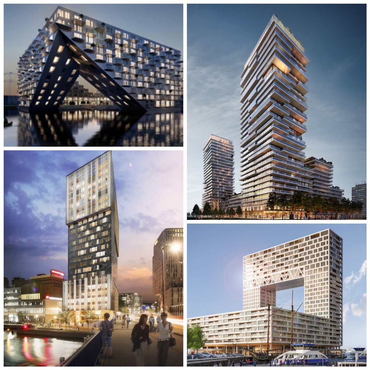 Tussen onze windstudie en de daadwerkelijk bouw van een object zit soms heel wat tijd. Maar als een project dan gerealiseerd wordt, zijn wij best trots! Zie hier een aantal prachtige projecten waarvoor Actiflow BV een windstudie heeft gedaan. #hoogbouw #stedenbouw #architectuur