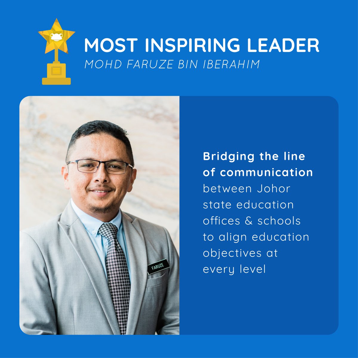 FrogAsia's tweet photo. With over 900 nominations and 46,000 votes, we identified our winners through an interview and they shared about their journey educators, their efforts in transforming education and the positive impact they've made within their communities! #frogteacher #21stcenturyeducator https://t.co/KqMv1Bwr5N