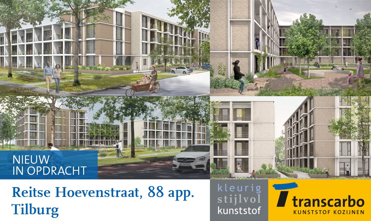 Transcarbo levert Gealan kunststof kozijnen voor de nieuwbouw van 88 appartementen. Een engineer &amp; build project waarbij we direct in 3D meetekenen met het projectteam. De kozijnen worden prefab in de HSB ingebouwd.
@TiwosTilburg, @HeerkensvBavel, @alphonscoolen, <a href="/KAWarchitecten/">@KAWarchitecten</a>