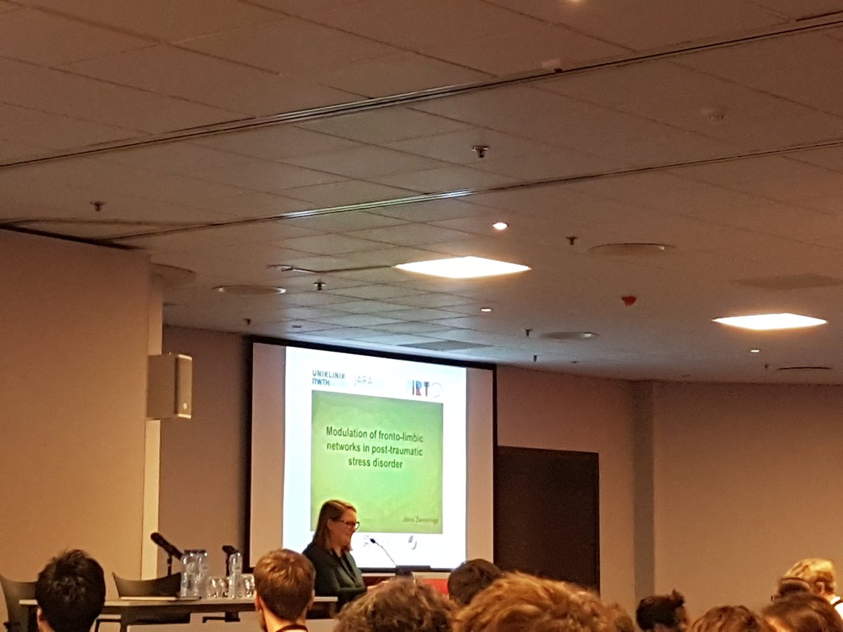 fladd's tweet photo. Jana Zweerings talks about modulating fronto-limbic networks in PTSD. #rtFIN2019 https://t.co/QeHdFRhDUm