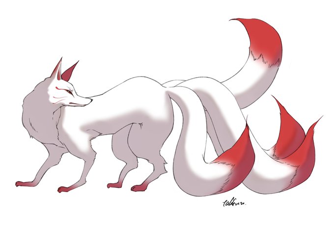 天狐(白狐の方が良かったかもしれん)#創作 