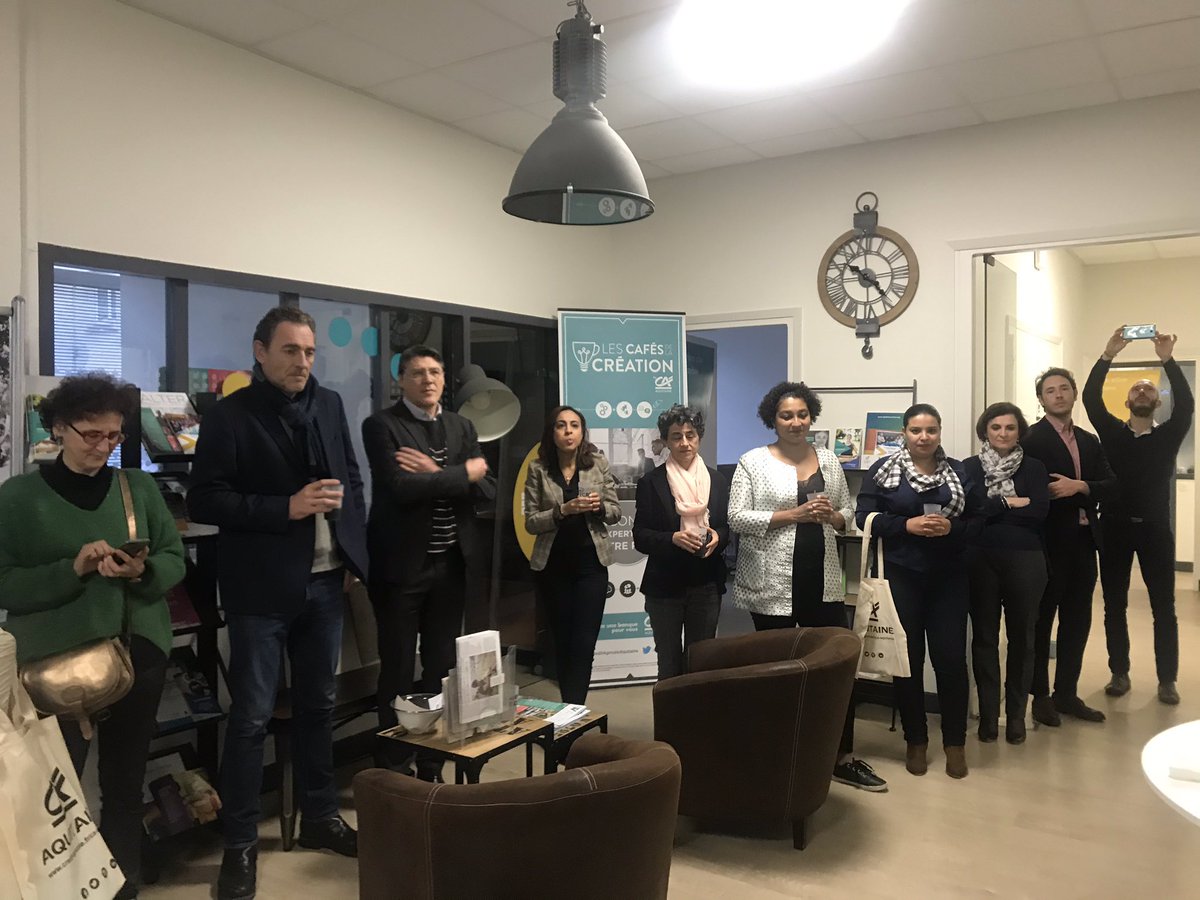 #Cafedelacreation spécial #EconomieSocialeetSolidaire ce matin au #PointCommun à #Bordeaux avec le <a href="/CAAquitaine/">CA Aquitaine</a>