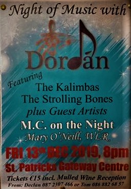 StPatrickgate's tweet image. On Fri 13th Dec Dordan Concert Choir will be taking place in St Patrick's Gateway Centre commencing at 18:00 p.m.