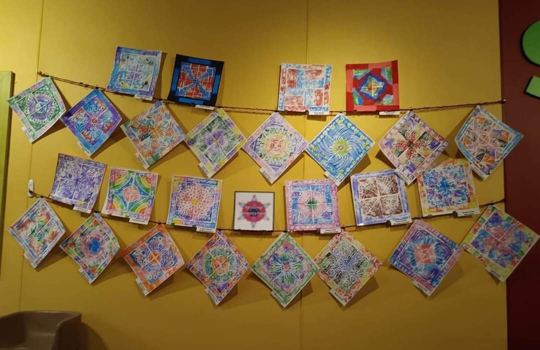 Fourth grade rotational symmetry prints <a href="/Moes_HQ/">Moe's Southwest Grill</a> <a href="/ArtsVcs/">VCSArts</a> <a href="/GeorgeMarksVCS/">GeorgeMarks Bulldogs</a> #symARTry