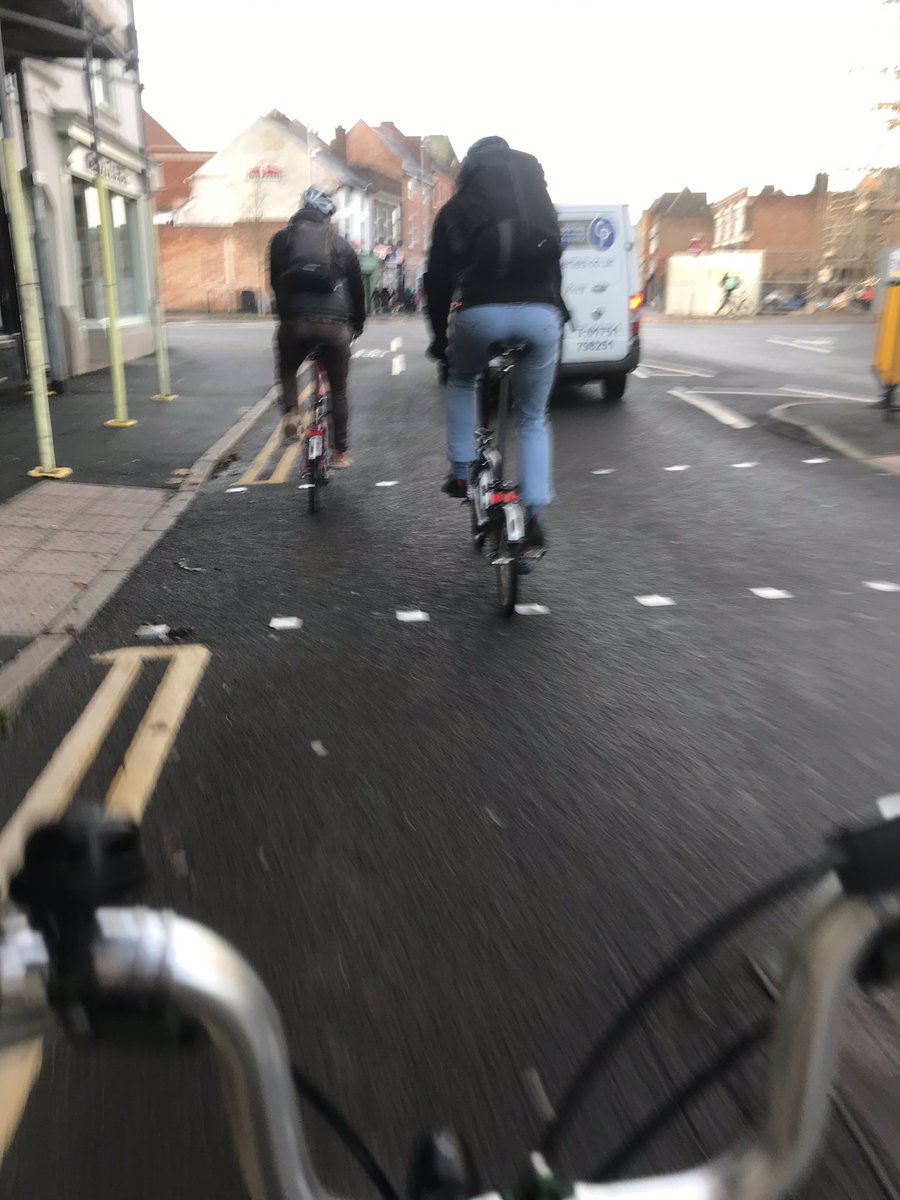 AdamFreemanPask's tweet photo. The @Sport_England @BromptonBicycle chain gang this morning #activetravel #cycling https://t.co/3VkjCm5amZ