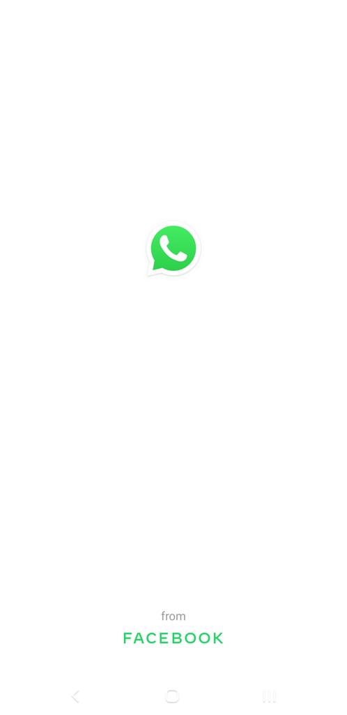 asmishu's tweet photo. WhatsApp's new splash page with "from FACEBOOK" https://t.co/yRNeYvYwse