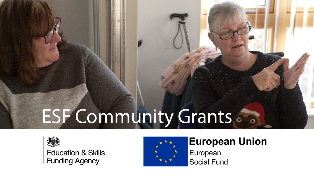 Fantastic to see the great British Sign Language  training work by Rachel and Colleen @CastleCommServs as part of @yourconsortium @HLCTrainingNews ESF Community Grants.
Check out interactive case study here
sway.office.com/vI1CCAluKCRMEQ… 

@bizinspiredgrow