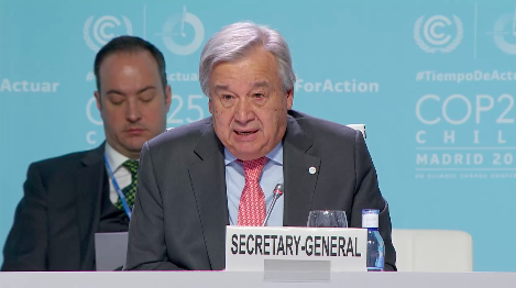 PabellonCOPcl's tweet photo. "We need more ambition, more solidarity and more urgency". @antonioguterres presenta los resultados del Climate Summit que realizó este año en Nueva York.

#TiempoDeActuar #TimeForAction

VIVO 👉https://t.co/ElVX2aig4y https://t.co/f85ThdcdTN