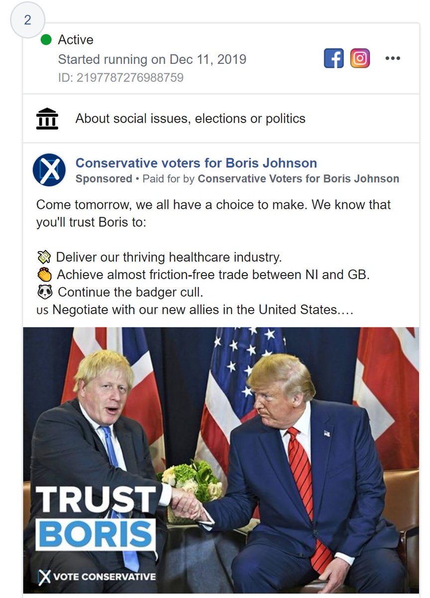 Dan Barker On Twitter Facebook Political Lies Is A Big Topic At The Moment A Facebook Page Called Conservative Voters For Boris Johnson Is Currently Running Fake Conservative Ads Designed To