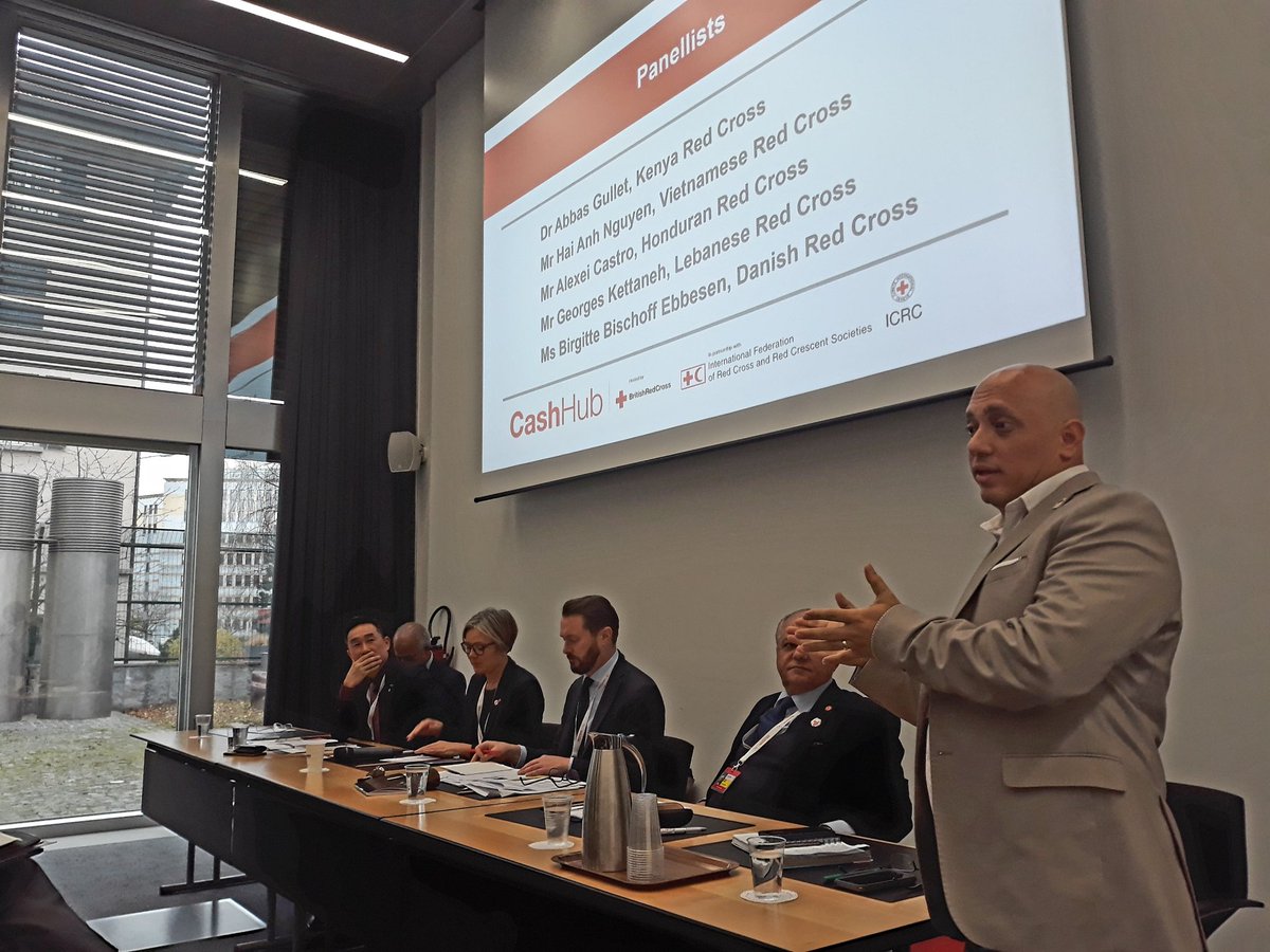 Great panel discussion today at #RCRC19 on Cash with RC leaders sharing experiences from Honduras, Vietnam, Lebanon, Kenya, Denmark. Dignity for people in crisis is the common thread. #RedCrossCash #RedCrescentCash