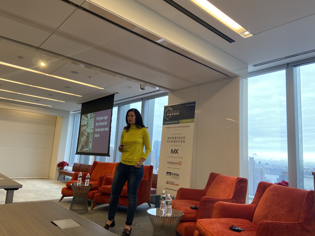 CarpeDiFemme's tweet photo. "If our brand went away tomorrow, would anybody care?" Do you have the guts to ask this question and answer it honestly? @andreabrimmer @allyfinancial #fearlessinfintech #toughquestions https://t.co/O68FtfYD9S