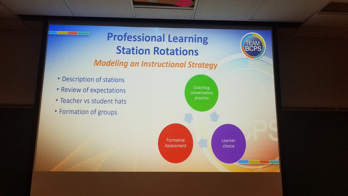 dwntwnjb73's tweet photo. @BCPSSci DCs #engaged in a professional learning station rotation practicing #coachingconversations supporting more purposeful #formativeassessment and #online #learnerchoice #blended discussing more p@Catlin_Tucker @megpshay https://t.co/ZidN5eobnv