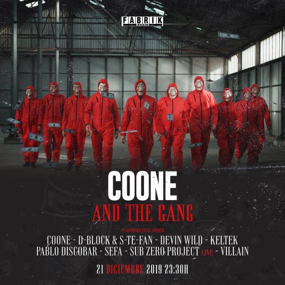fabrikdiscoteca's tweet photo. “RT” &amp; ven gratis a Coone &amp; the Gang el 21 de diciembre !! #sorteo https://t.co/VmRIbYeg1y