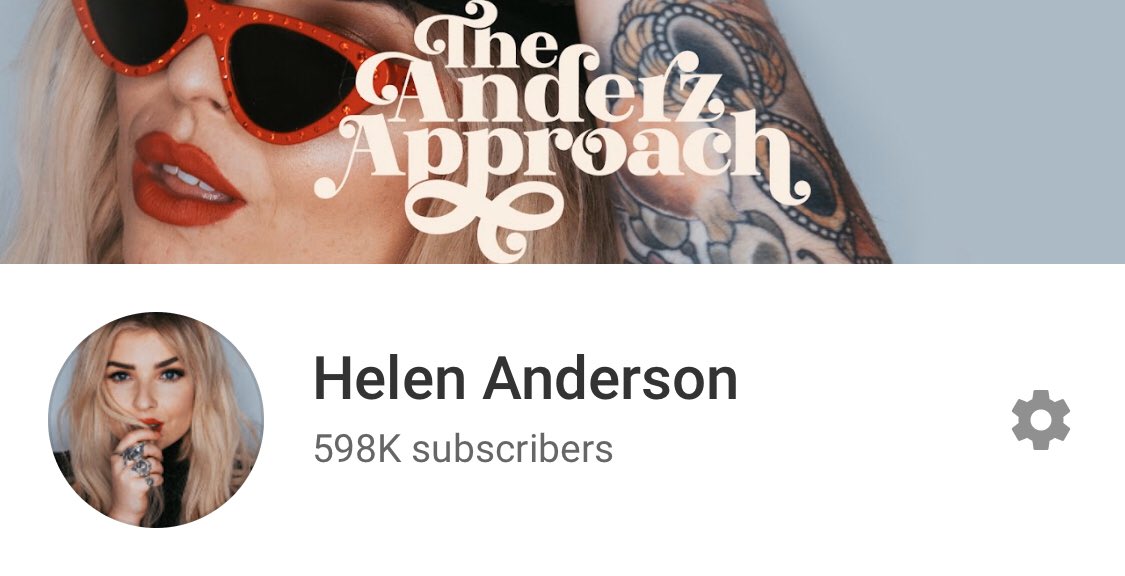 HelenAnderz's tweet photo. I NEVER post shit like this as I don’t particularly care that much... but... I’m SO close to hitting 600k On youtube and have been for over a year. But it’s looking like I could before christmas! Help a girl out ❤️ https://t.co/jVW1fMyFOM