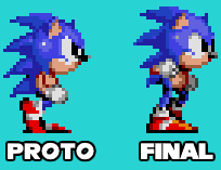 Sonic #2, Sprite mosaics! Just for the heck of it. Sonic's …