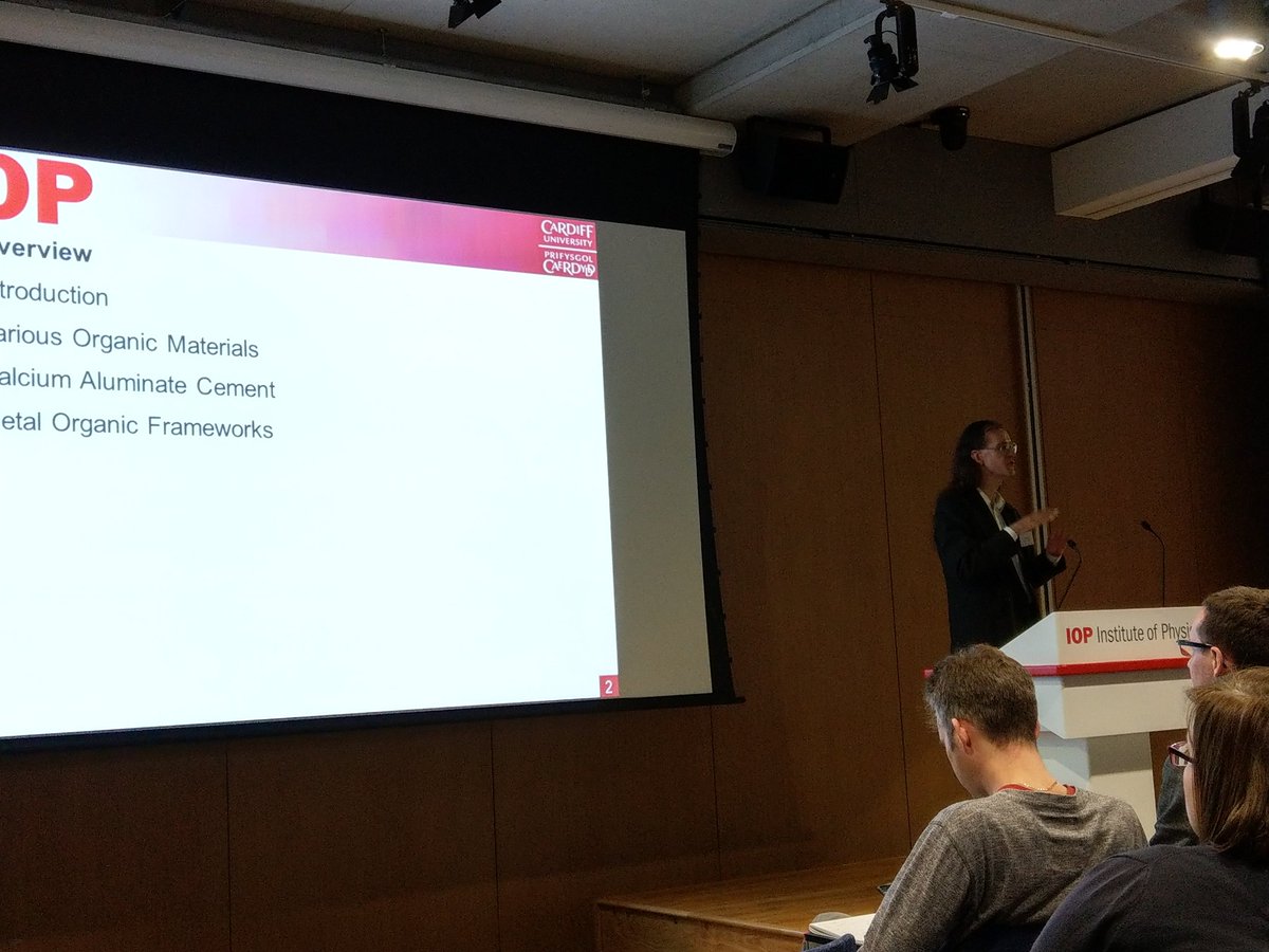 Colan Hughes, University of Cardiff, presenting his work on "Expanding the applications of CLASSIC NMR to study of kinetics" <a href="/PhysicsNews/">Institute of Physics</a> #IoPBRSG #BRSGChristmas2019