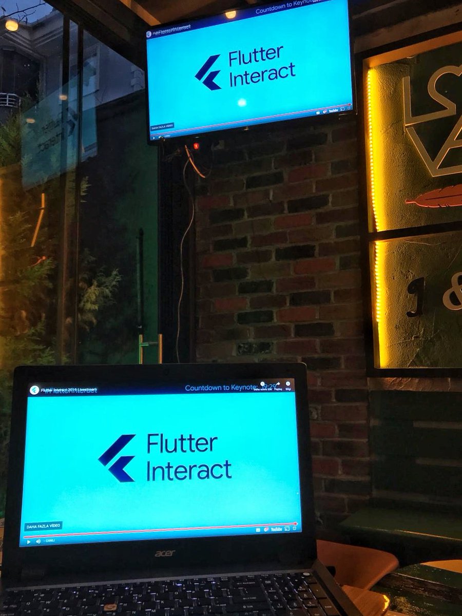 #FlutterInteract 'a son 20 dakika! Heyecanla bekliyoruz!