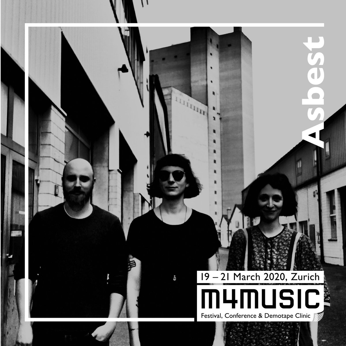 ASBEST (BS/CH) @ m4music 2020 - Festival, Conference &amp; Demotape Clinic
DEMOTAPE CLINIC WINNER 2019

More acts out now: m4music.ch
