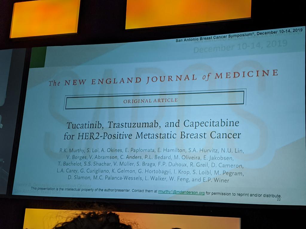 David Casadevall First Nejm In Today S General Session Sabcs19 Nejmarchive Breastcancer