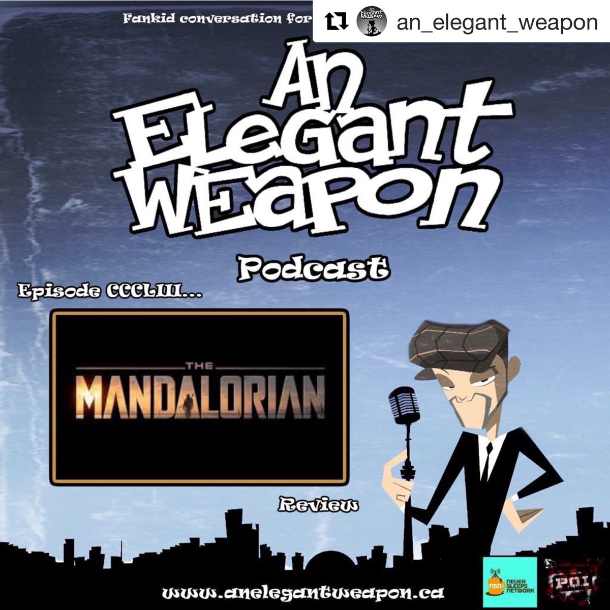AEWpodcast's tweet photo. Episode CCCLIII...The Mandalorian Review. https://t.co/yqakMmi7pK #starwars #themandalorian #podcast #babyyoda #scifi #podcasting #podernfamily #makepod https://t.co/pBpzaqNDkC