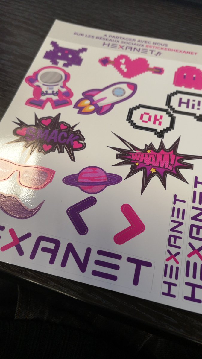 SegLoad's tweet image. Sont classe ces stickers ! #hexanet #stickerhexanet