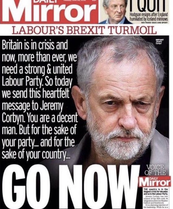 Before you back Corbyn remember his own paper and health secretary cannot stand him #VoteLabour2019 #VoteCorbyn #VoteTactially