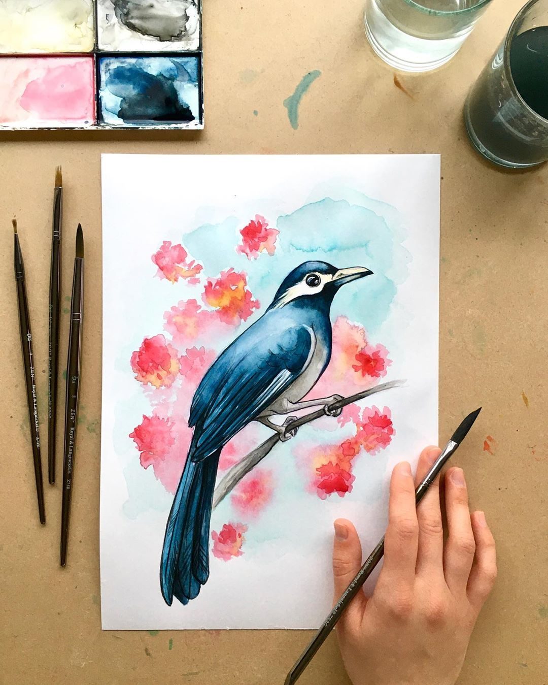 Famous Watercolor Paintings Of Birds