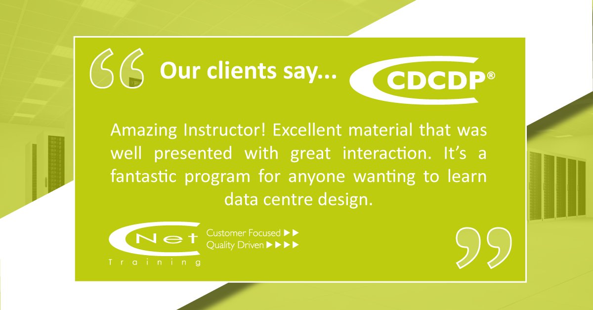 CNettraining's tweet image. The popularity of the Certified Data Centre Design Professional (CDCDP®) continues to rise...

View all upcoming dates and locations  – lnkd.in/drxCybw

More about Remote Attendance - lnkd.in/d-DNg6v

#remoteattendance #CDCDP #cnettraining #datacentredesign