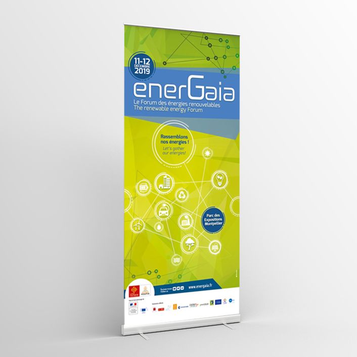 AgenceEtincelle's tweet photo. Toute l'équipe est heureuse d'avoir réalisé aux cotés de la SPL Occitanie Events, l'ensemble de la #communication pour le forum EnerGaïa.
Dès aujourd'hui, c'est le rendez-vous majeur des énergies #renouvelables au Parc des Expositions pour 2 jours !
#energaia #creationvisuelle https://t.co/9efrkAo8kq