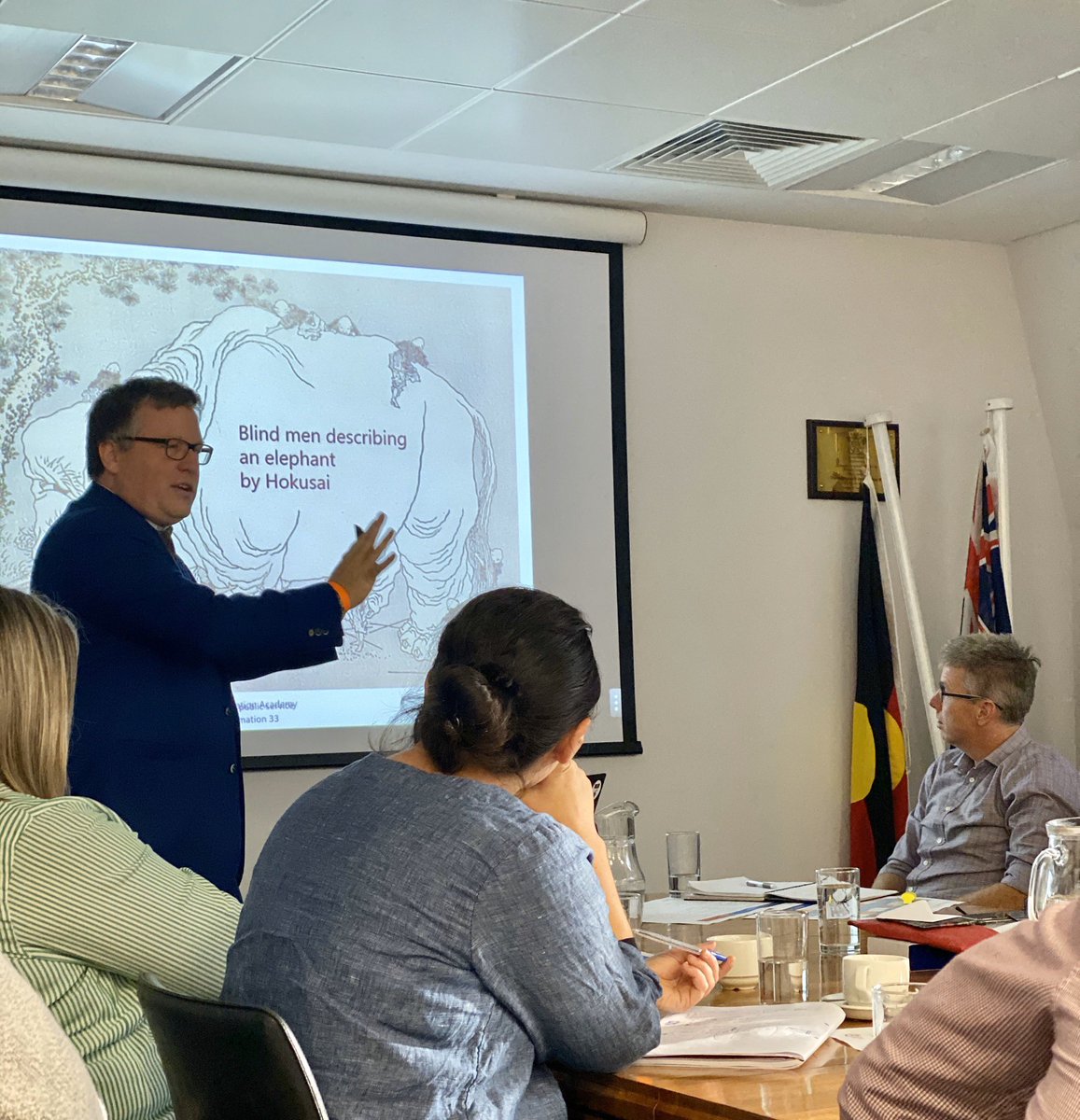 We’re in London this morning with <a href="/ServiceReform/">PSTA</a> discussing #outcomes #commissioning #impactbonds and sharing learning from the UK with public sector leaders from Queensland   <a href="/antlerboy/">Benjamin P Taylor (he/him)</a> <a href="/andreeanastasiu/">Andreea A</a>