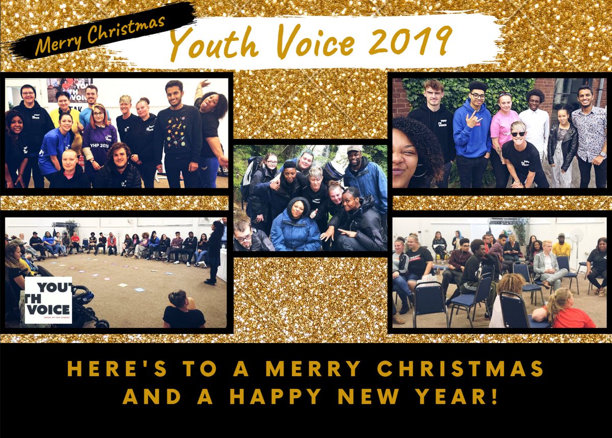 With 2 weeks to go until the big day, we would like to wish you all a Merry Christmas and a Happy New Year! Thank you to all Youth Voice members and Partners for supporting the Youth Voice project throughout 2019, we couldn't do this without you!