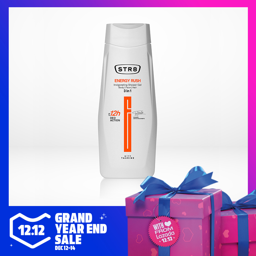 STR8Philippines's tweet photo. Give yourselves an advanced Christmas present by visiting Lazada this December 12-14. Pamper yourselves with our Shower Gels to make you feel cleansed, refreshed, and detoxified. 

Get them in much affordable prices! 

#EdwardxSTR8PerformanceLine https://t.co/6wrIOx4fvE
