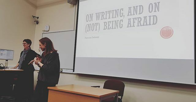 Amy Sackville introduces the wonder woman that is Patricia Debney for her final Open Seminar on her forthcoming novel, About Time. We'll all miss you, Patricia ❤ (10/12/19) ift.tt/2P8oGal