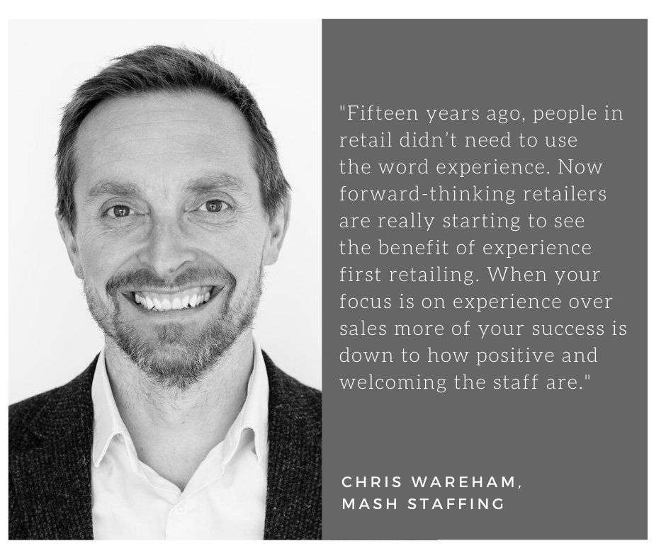 "When your focus is on experience over sales more of your success is down to how positive and welcoming the staff are." Find out how to achieve staffing success here - bit.ly/2WMMrHj #retailoperations #retailstaffing #staffing #retailmanagement #retailtrends
