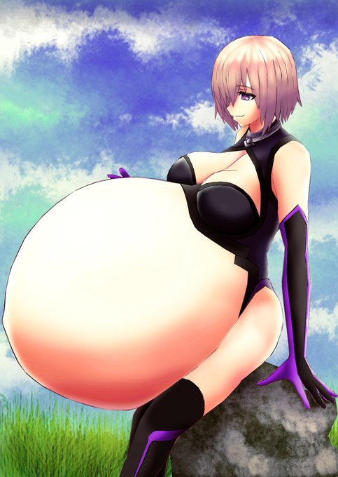 [R-18] 特盛マシュ #ボテ腹 #妊婦 #多胎 #羞恥 #fgo #Fate/GrandOrder #Fate/GO #版権 #マシュ・キリエライト https://t.co/9sSoc7GoA3 