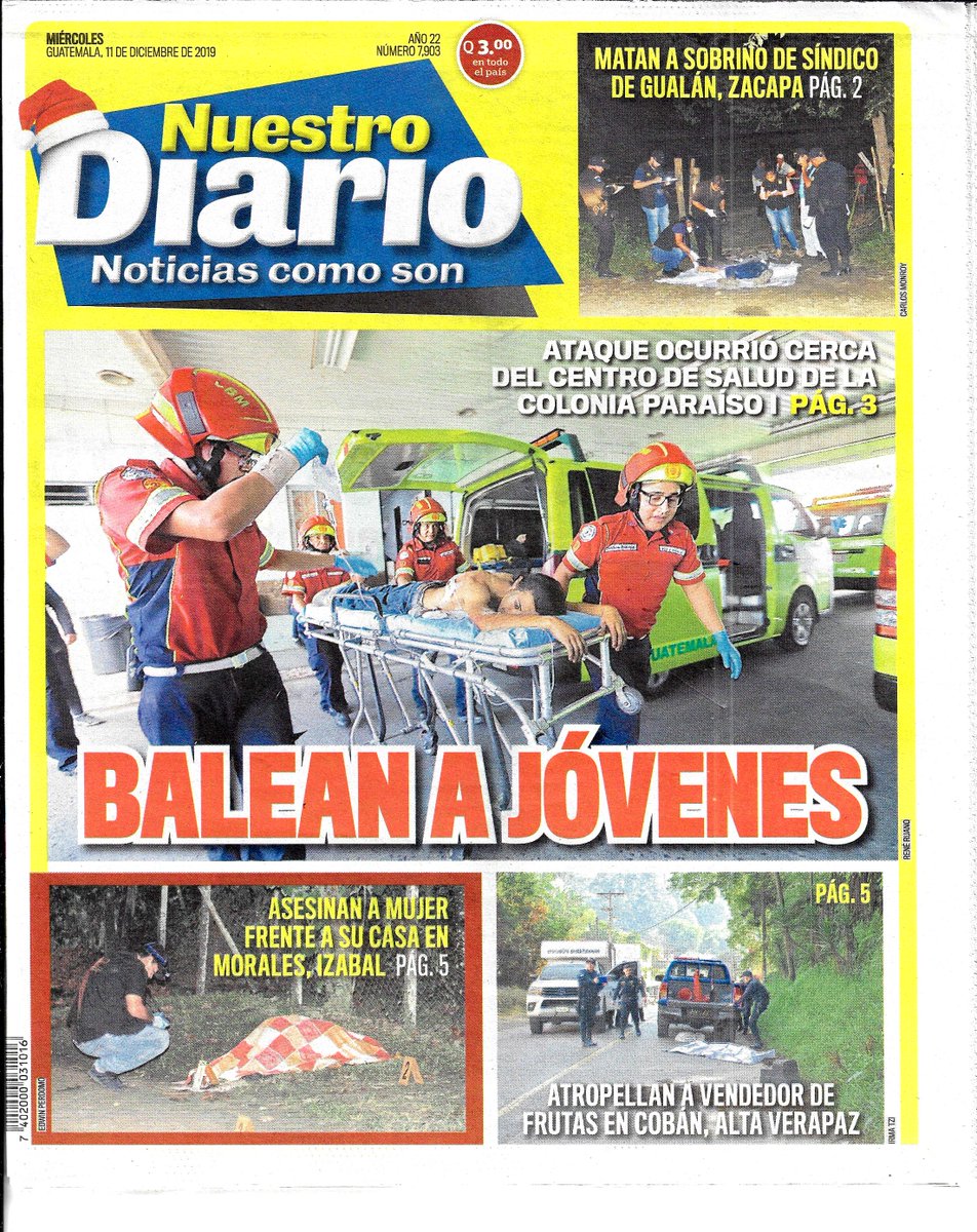 Nuestro Diario: Balean a jóvenes. 
mi.com.gt/cliente/view.p…