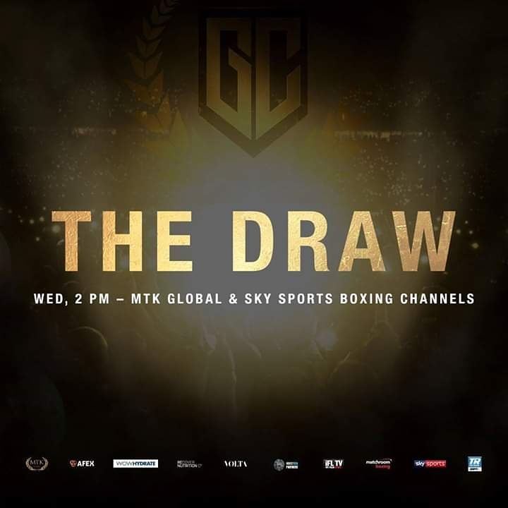 📢 TODAY'S THE DAY! 

The draw for Saturday’s #GoldenContract quarter-finals is upon us.

Steven Ward, Liam Conroy, Hosea 'The Hammer' Burton, Tommy Philbin Boxing, Bob Ajisafe, Serge Michel, Ricards Bolotniks &amp; Andre Sterling_

TICKETS 🎟 buff.ly/2ML9heN