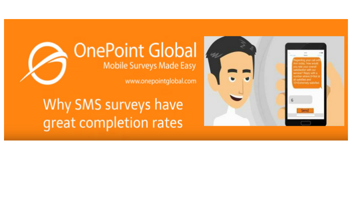 OnePointGlobal's tweet photo. Need to improve your survey completion rates? Use SMS surveys. Watch our video to find out more. https://t.co/z3Yfn8pUZZ #onepointglobal #surveytechnology https://t.co/TNUwICsCUr