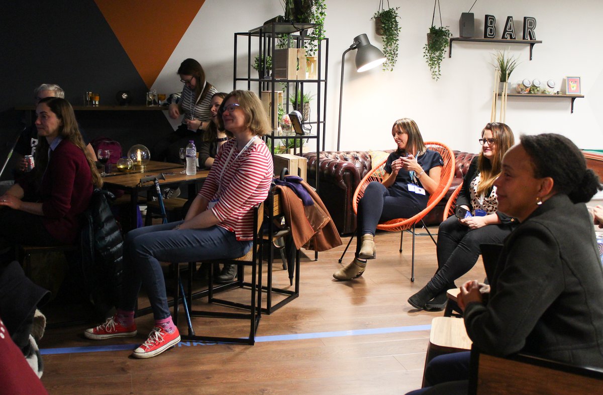 Last night we hosted 'Lightning Talks - Passion Projects' organised by <a href="/WomenInTechBrum/">Women In Tech Birmingham</a>!
A big thank you to Louise, <a href="/paulineroche/">⭐Pauline Roche | Amplifier for good |⭐🇮🇪 🇪🇺</a> &amp; <a href="/amandaloviza/">Amanda Loviza</a> for sharing their amazing projects - it was a great evening! ⭐️🍷
#womenintech #woodrowmercer  #birmingham