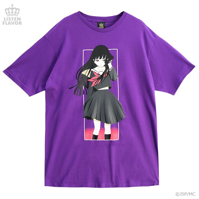 FLAVOR 地獄少女 長袖Tシャツ　LISTEN