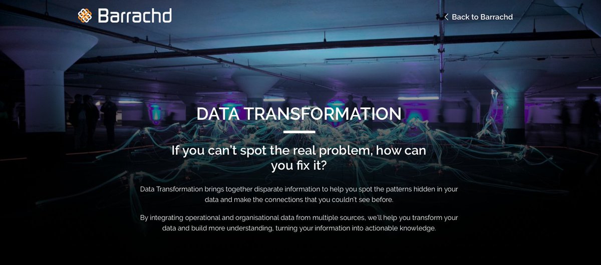Barrachd's tweet photo. If you can’t spot the real problem, how can you fix it? Bring together disparate data to make the connections that you couldn’t see before. https://t.co/uiW28BcpyK https://t.co/mNyKmyWWlu