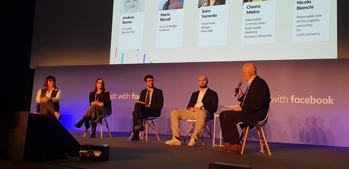 Ediconfcom's tweet photo. Parlano gli imprenditori e le loro storie di successo sui #socialnetwork.
La giornata prosegue con la formazione su #Facebook, #Instagram, #Shopify e #Whatsapp Business.
#Boostwithfacebook @Ediconfcom @Facebook @ConfcomGIPadova https://t.co/2k2CNOColN