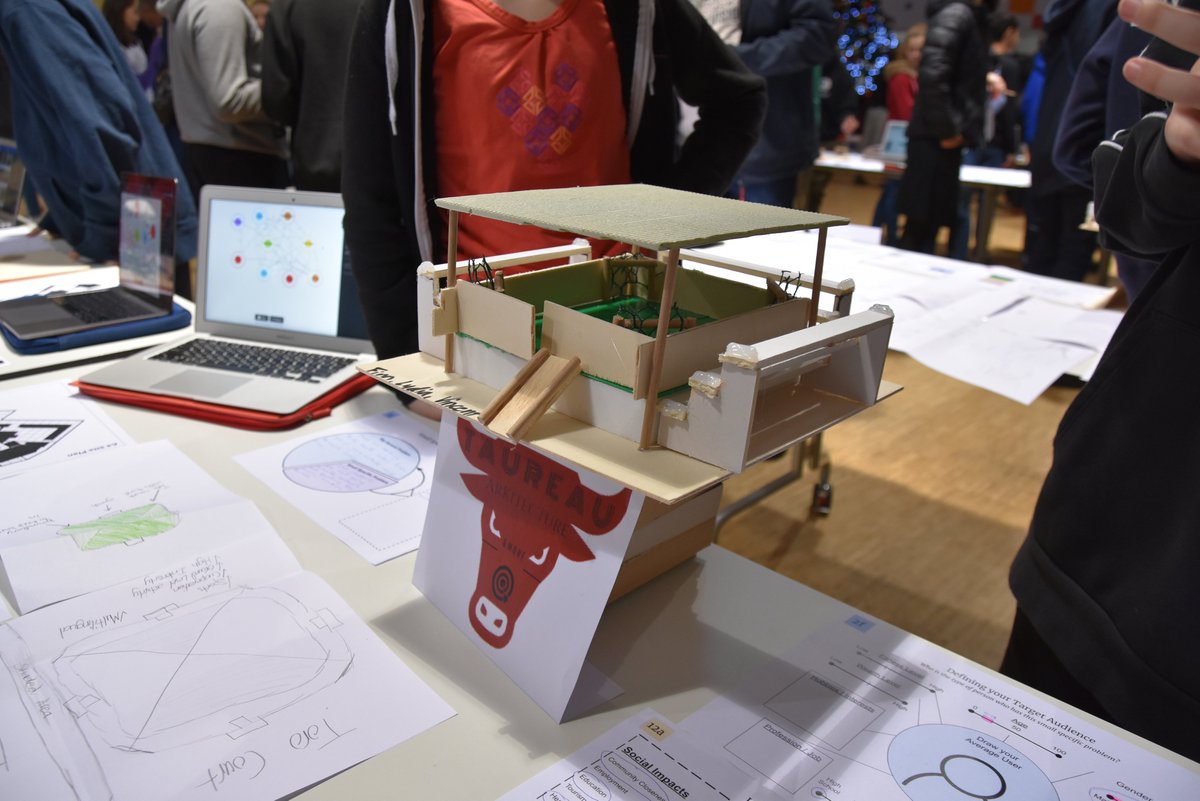isdedu's tweet photo. Grade 7 science &amp; design students have been developing playground concepts that promote healthy, active living. Some very creative designs on exhibition today! #WeAreISD #IBMYP @sophiewayth https://t.co/pEVWbAxXwR