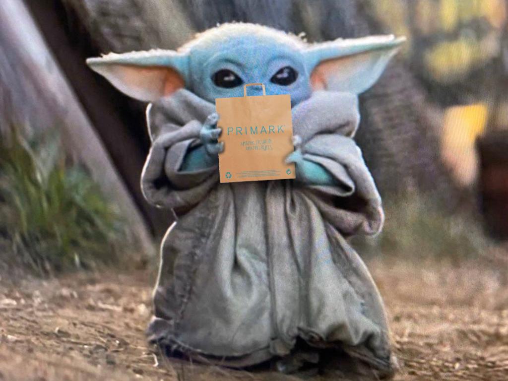 Primark's tweet photo. Me, knowing I'm stocked up on Star Wars merch ready for The Rise of Skywalker #BabyYoda https://t.co/58ewoS1aib