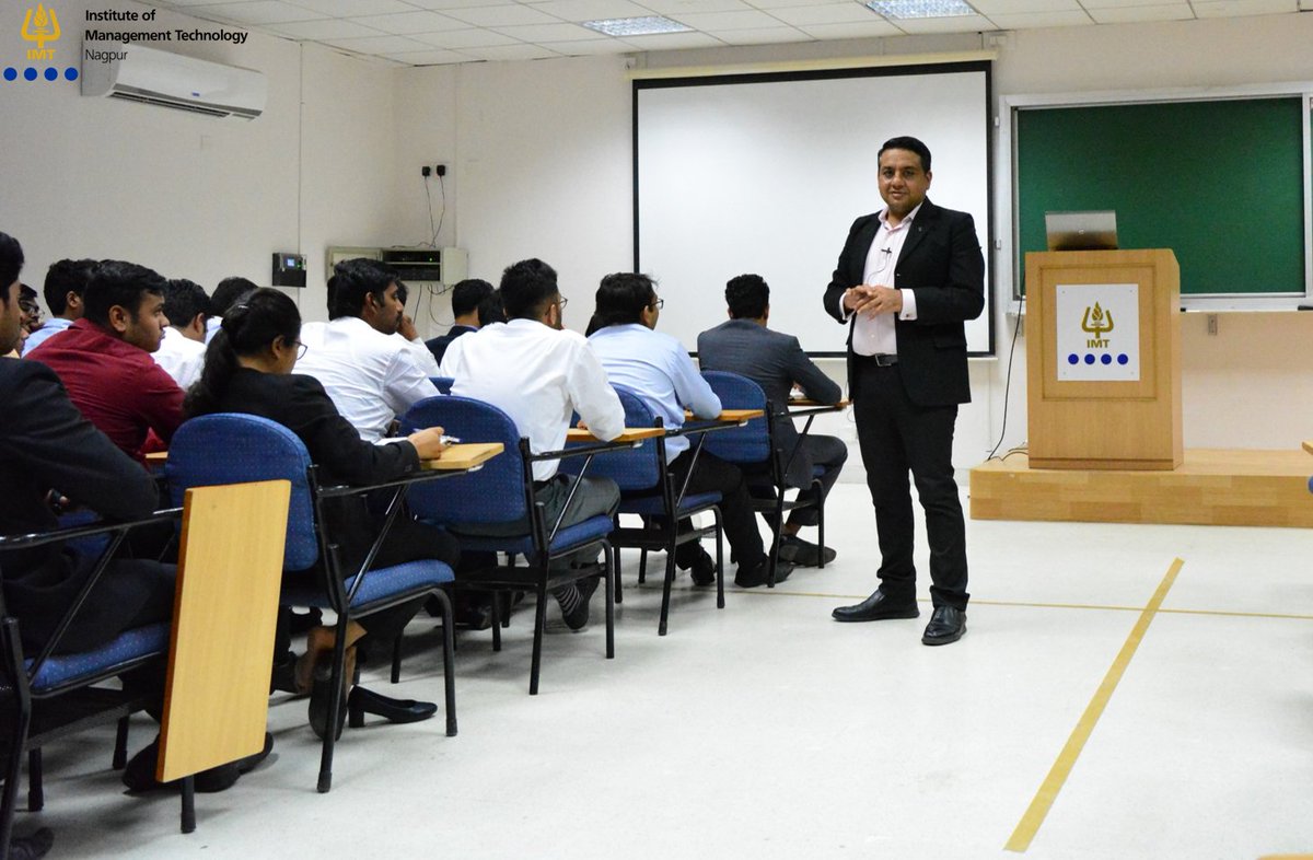 IMT_Nagpur's tweet photo. #IMT #Nagpur hosted Mr Bhavesh Lakhani (@LaBh1), CTO- @SBIMF during the intellectually powered Drishticone- A CxO #Conclave.
He delivered a Power #Lecture on the efficacious #business practices and participated in the panel discussion on 'Connecting Your #Innovation To Impact'. https://t.co/rusOAtZsiY