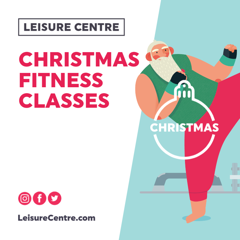 Holidays are coming, holidays are coming...

Our Fitness Instructors will be bringing festive cheer to their classes in the form of playlists or fancy dress.  We want you to get involved too!! 

Our First Christmas Fitness Class starts tonight with Reece's 20:30 Circuit Class