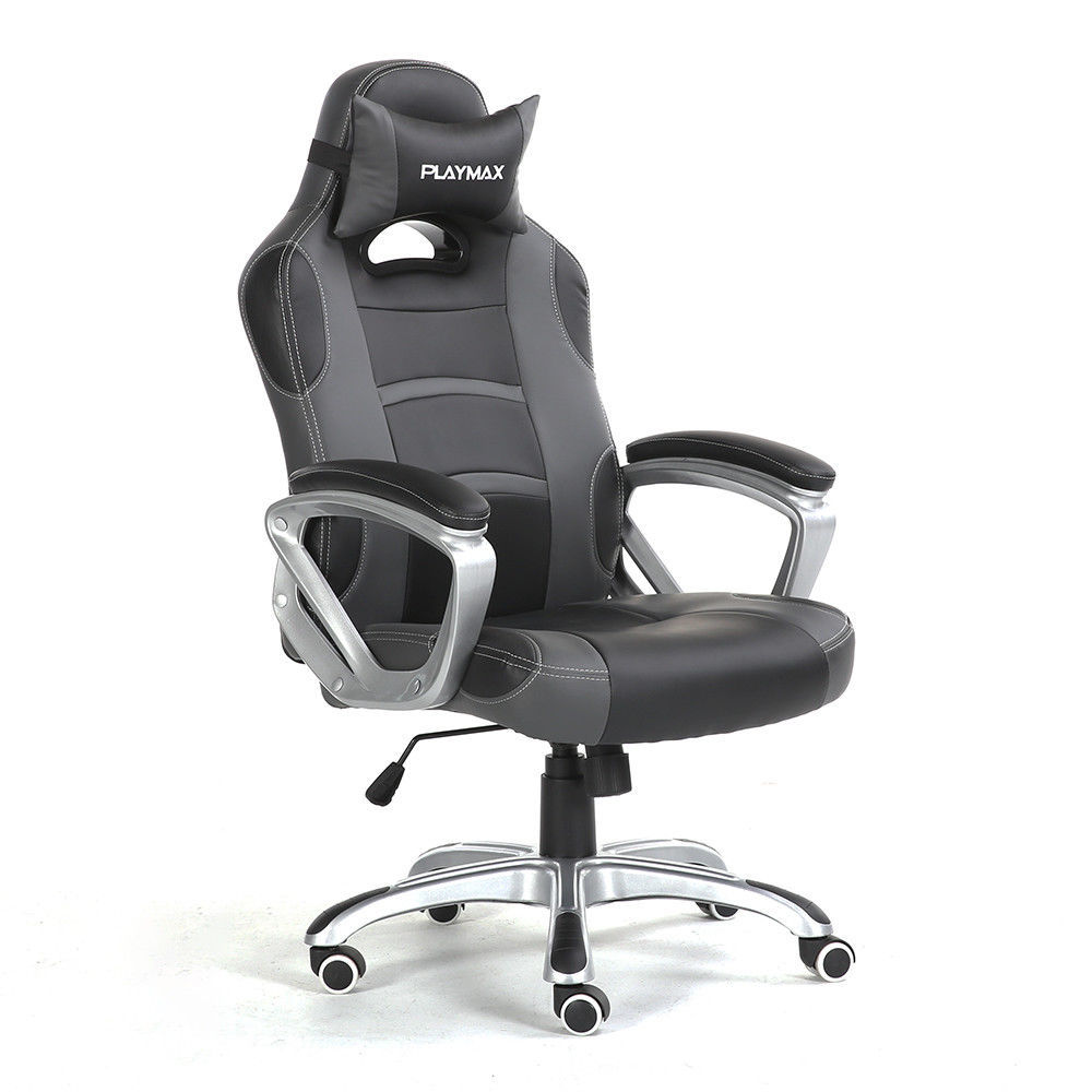 RIPPERDEALS's tweet photo. Playmax Gaming Chair Steel Grey &amp; Black NEW #comfy #PCGaming #GamingLife #gamingpc 

List price:AU $249.95
You save:AU $41.00 (16% off)
Now:AU $208.95
https://t.co/7QehZltE4W https://t.co/X4lBPwdkK5