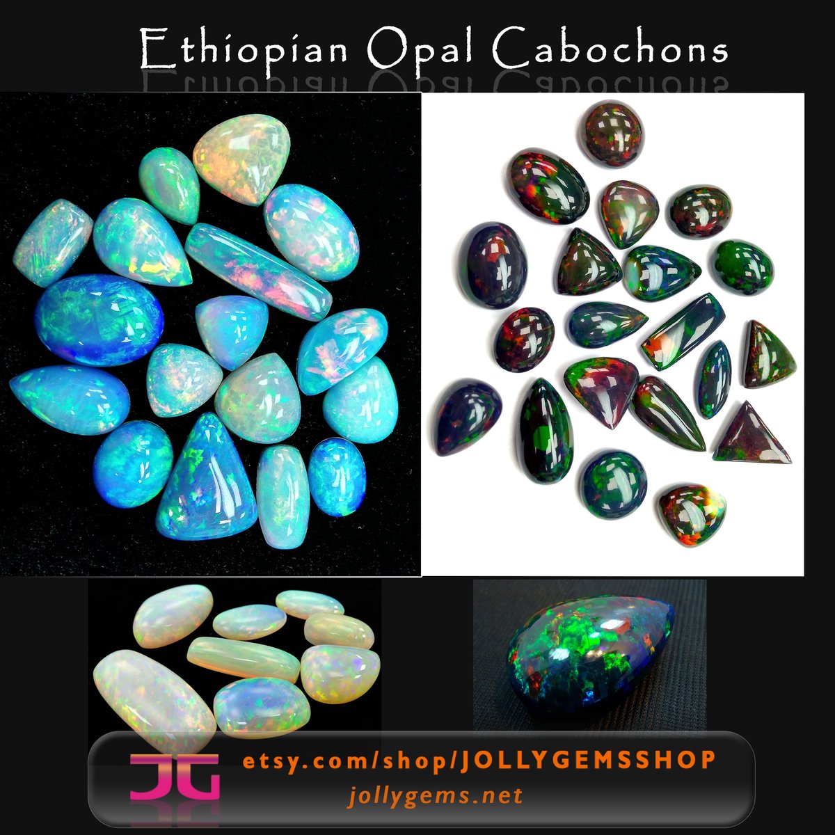 AspireGemsHK's tweet photo. Ethiopian Opal Cabochons
#Ethiopian #EthiopianOpal #EthiopianOpalCabochons
#OpalCabochons #Cabochons #OpalCabs #opalsupplier #opalwholesaler https://t.co/H7pC8HxQkD