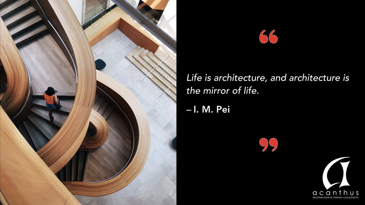ANI_Consultants's tweet image. #FoodForThought
#ArchitectureThought #Architecturelife #Design #Interiors #LuxuryHomes #BeautifulHomes #TopTrends #Thoughtfortheday #GoodArchitecture #DesignThought #IMPei #Architecturephotography #Lifestyle #Architecturelovers
Designs by Acanthus ▶ acanthus.in
